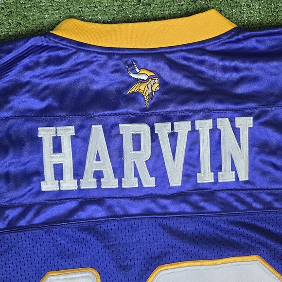 MINNESOTA VIKINGS PERCY HARVIN #12 NFL EQUI. ONFIELD REEBOK UNISEX JERSEY - Picture 9 of 12